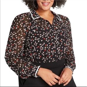MODCLOTH | Be Buzzworthy Floral
Button-Up Blouse